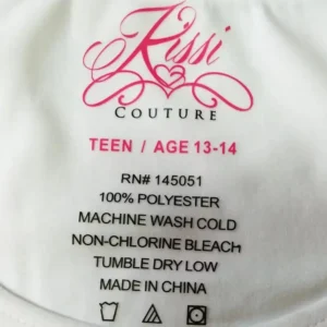 Iron on labels for clothes